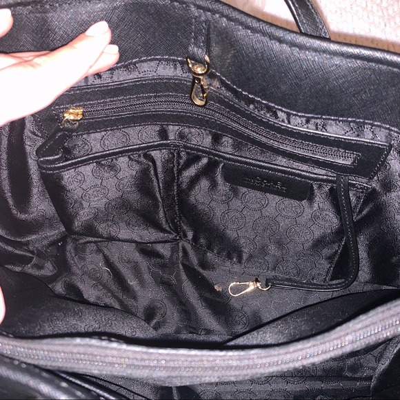 Black Michael Kors Handbag Purse Medium - Picture 12 of 14